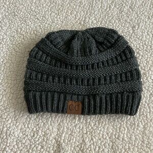 Gray CC Beanie